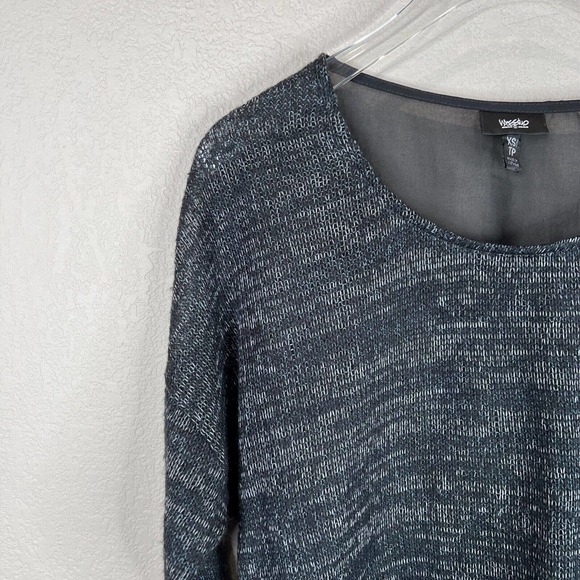 Mossimo Women's Crewneck Pullover Sweater Long Sleeve‎ Heather Gray Size XS - Picture 4 of 12